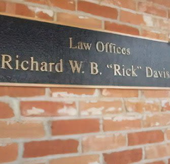 Rick Davis Plaque
