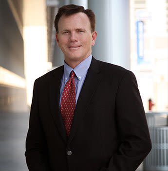 Attorney Brad Pearson in a Black Suit