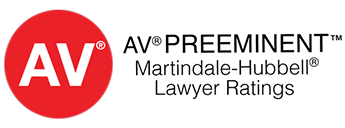 AV Preeminent Martindale- Hubbell Lawyer Ratings Badge
