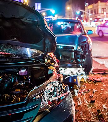 Car Crash on street