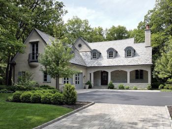 Front Yard of a Luxury Home