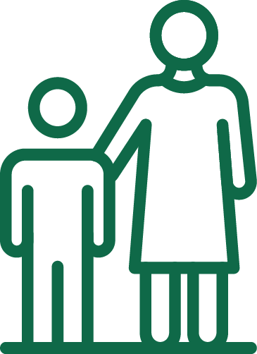 Mother and child icon