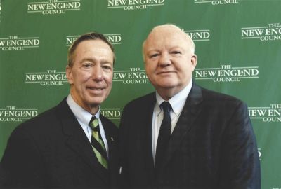 Attorney Foley with Congressman Stephen Lynch at a New England Council meeting