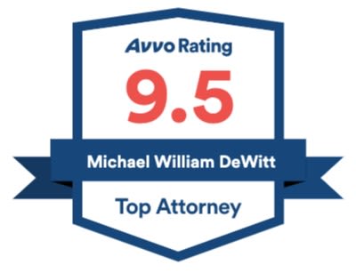 Avvo Badge - 9.5 Rating