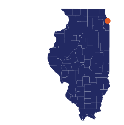 Illinois map
