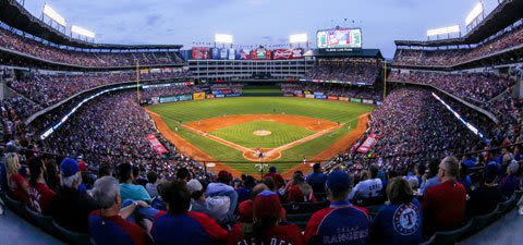 Texas Rangers Baseball stadium