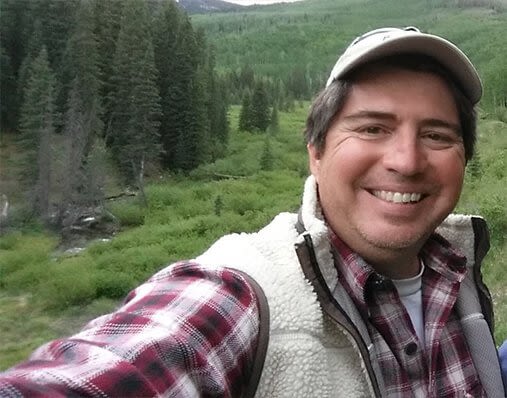 Attorney Chris Cowan Hiking