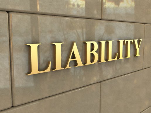 Sign Said "Liability"