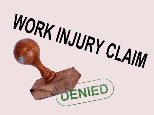 Image Captioned "Work Injury Claim"