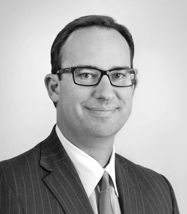 Donald C. Discepolo Headshot in Black and White