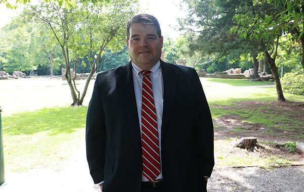 Attorney Chad Barnett with Hands in Pockets