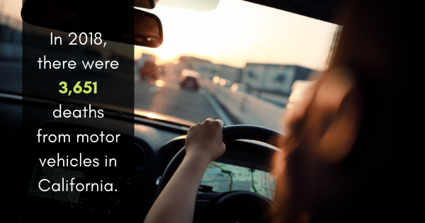Woman driving