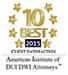 10 Best 2015 Badge