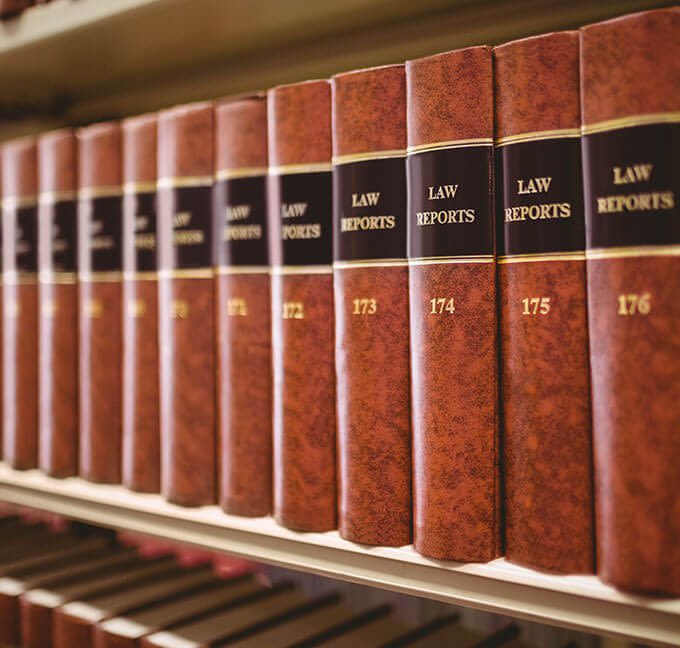 Books on shelf