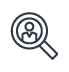 Magnifying glass graphic