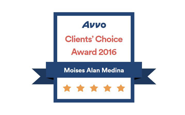Clients Choice 2016 Avvo badge 2