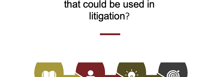 "What Do I Do if I Receive Evidence Likely to Be Used in Litigation?" title card