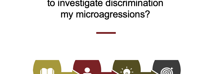 "What Do I Do to Investigate Discrimination by Microaggressions?" title card