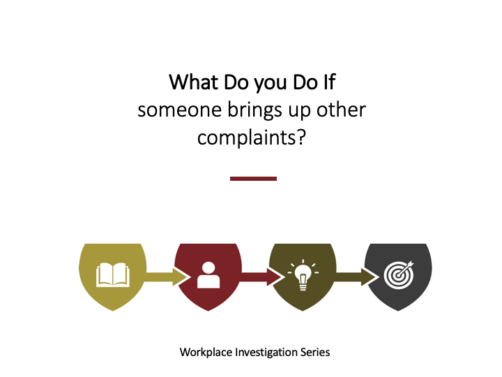 What do you do about other complaints?