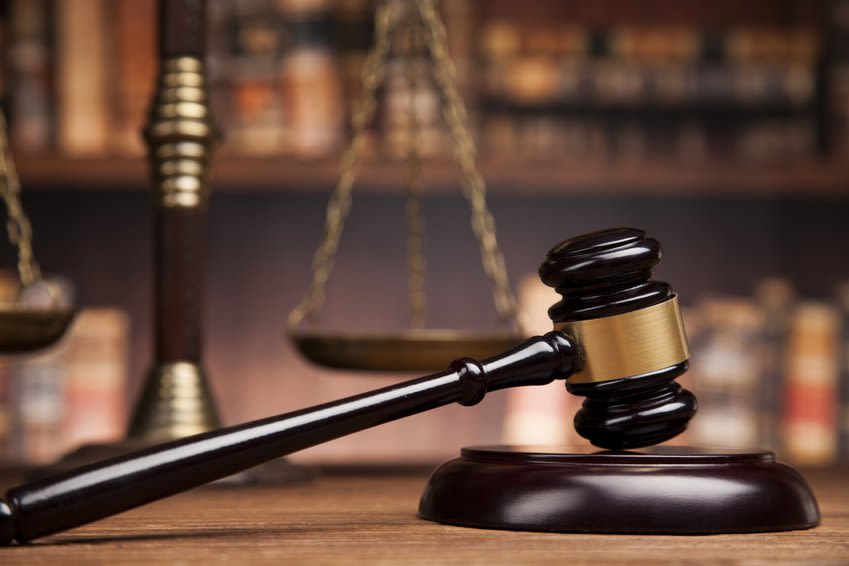 Gavel in office