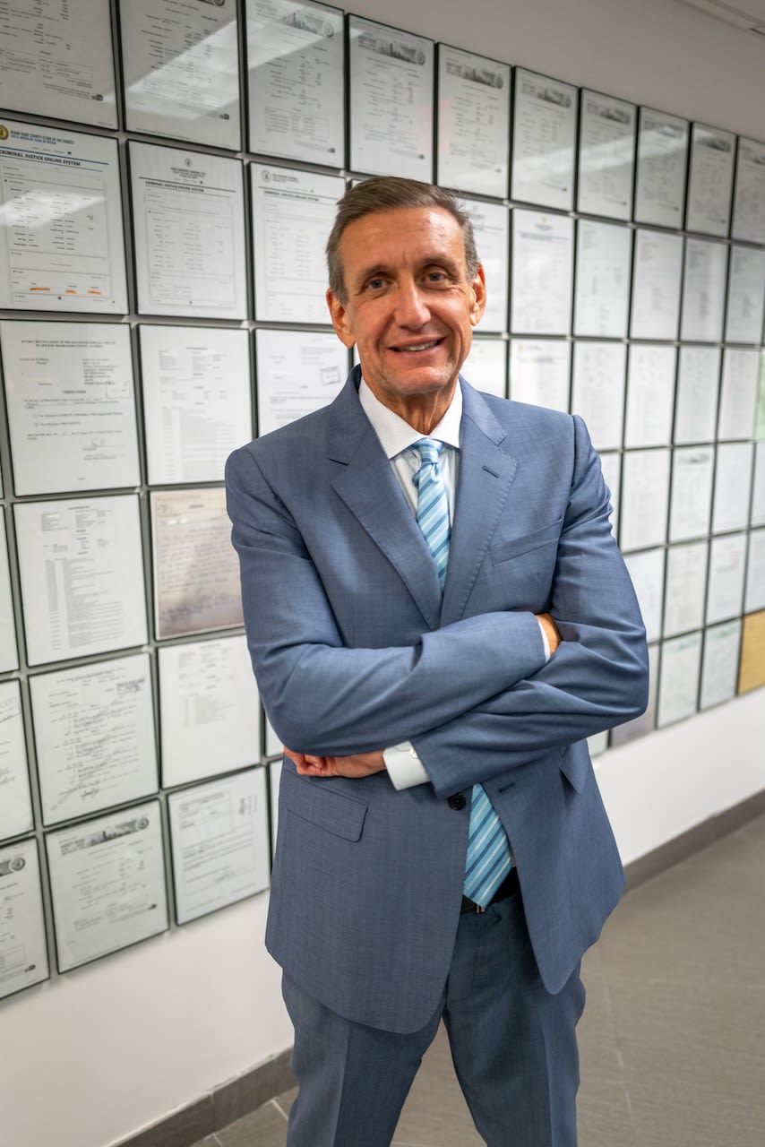 Andrew Rier, Florida criminal defense attorney and founding partner of Rier Jordan P.A. with over 30 years of criminal trial experience.