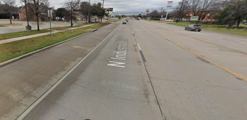 Euless Motorcycle Crash on North Industrial Boulevard