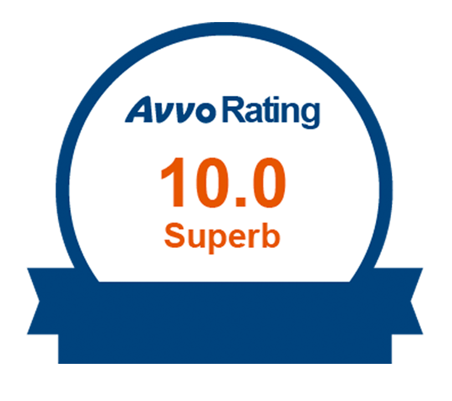 Avvo 10.0 Superb Rating Badge