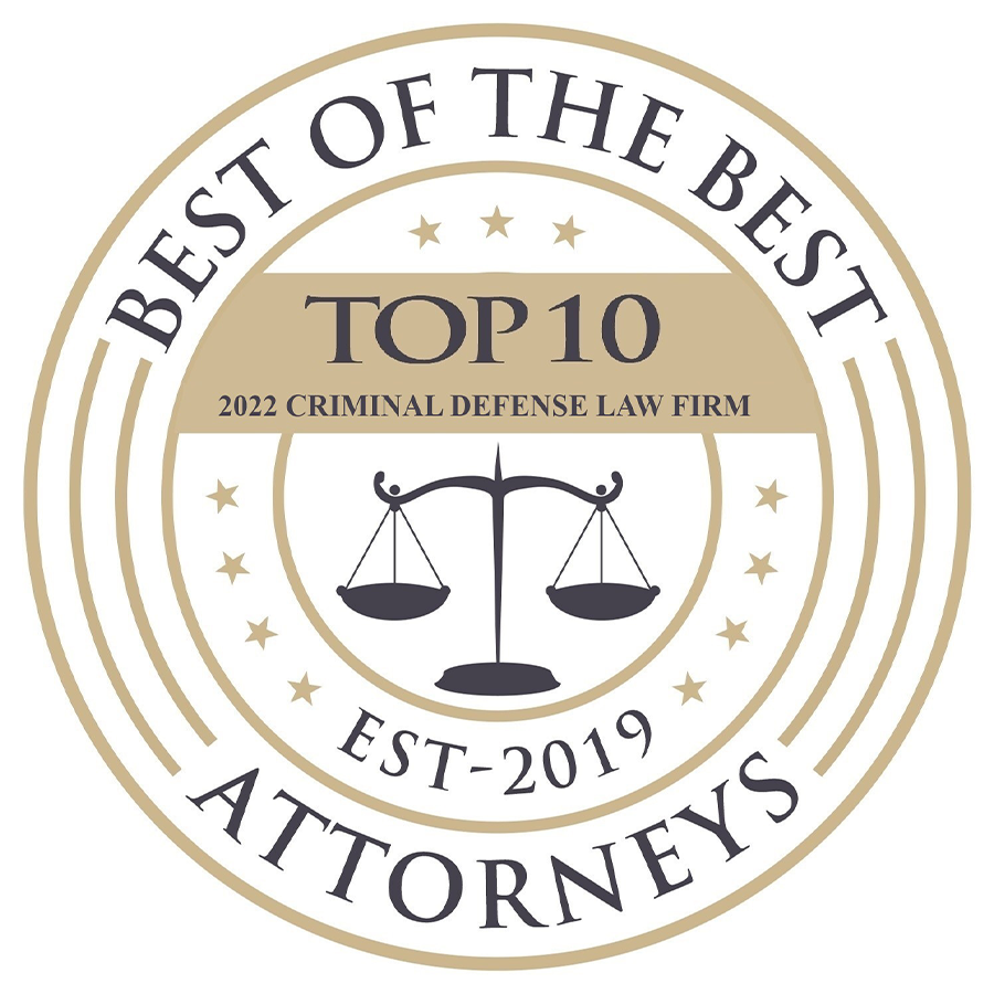 Best of the Best Attorneys award for criminal defense