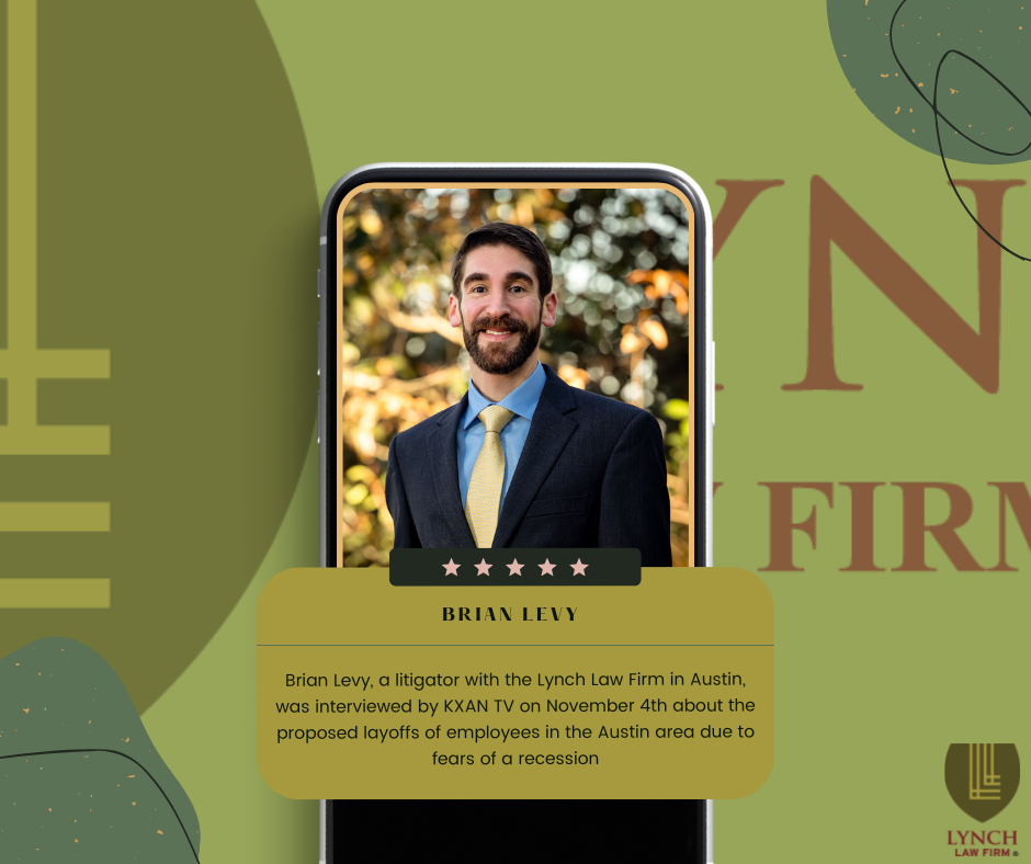 Brian Levy on WARN Act with KXAN Twitter