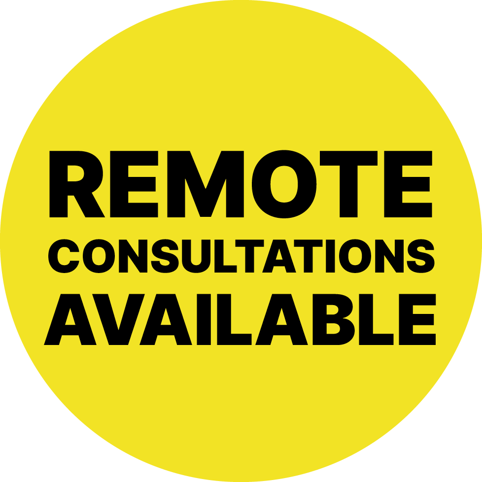Remote Consultations Available
