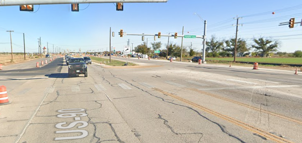 Rear-end Crash on US-90