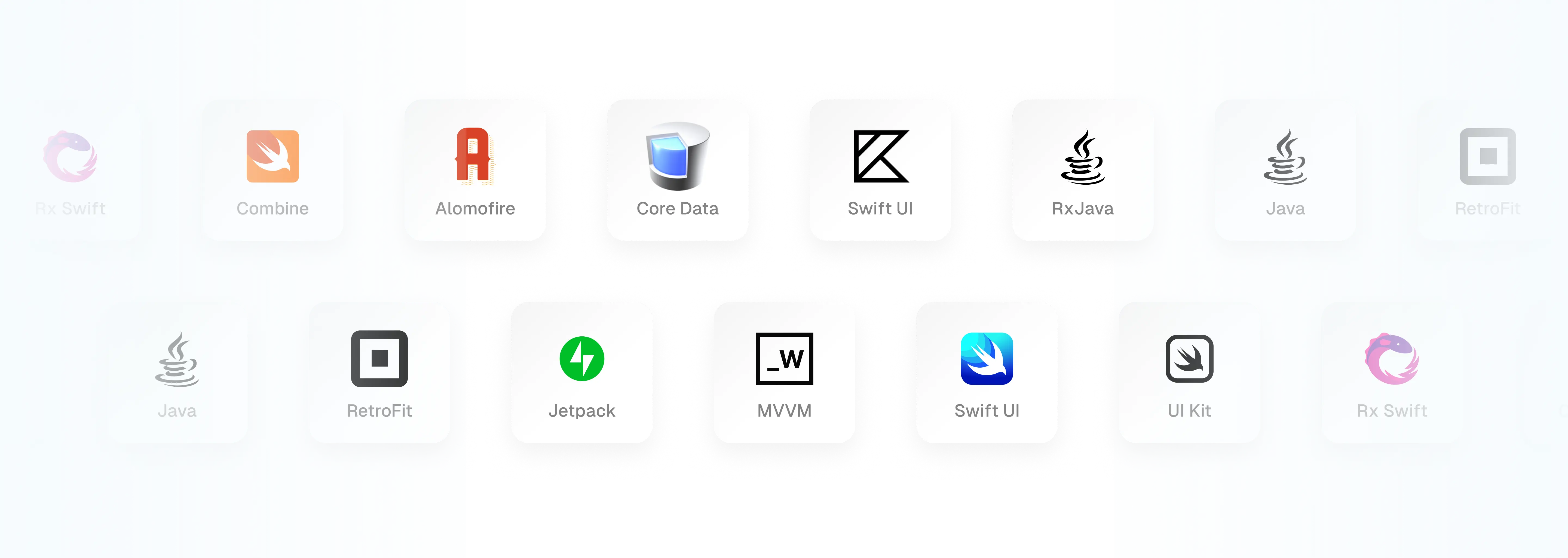 Technologie-Icons
