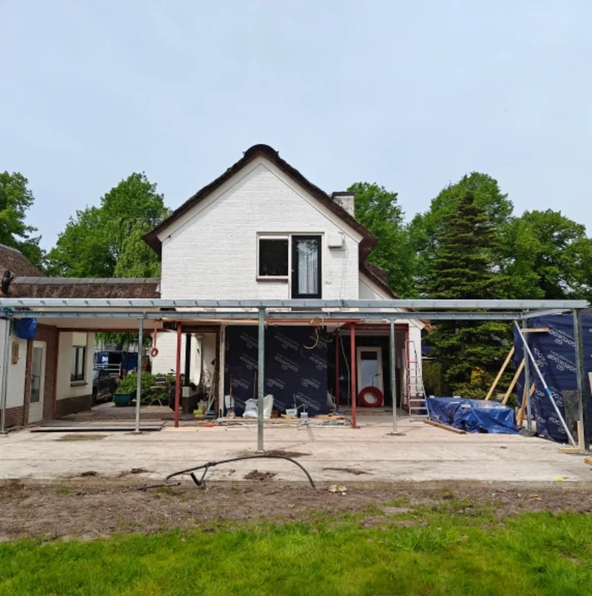 Foto van project: Staalconstructie uitbouw Leiderdorp