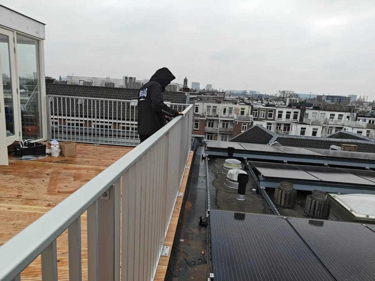 Foto van project: Aluminium hekwerk ASH-3015 op de Derde Schinkelstraat, Amsterdam 