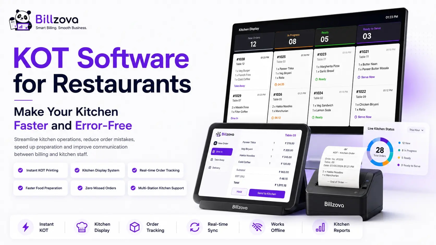 KOT Software for Restaurants: Make Your Kitchen Faster and Error-Free
