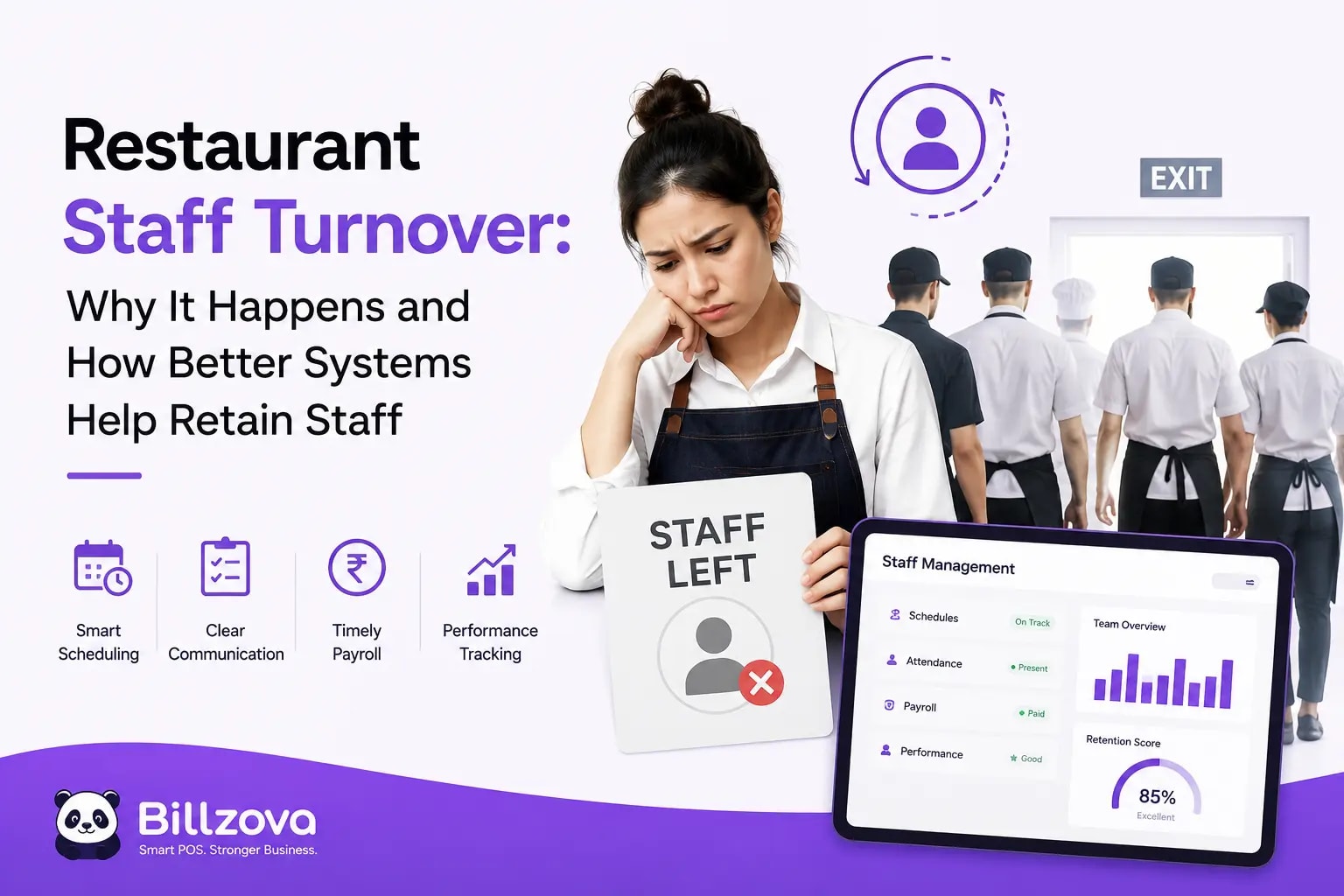 Restaurant Staff Turnover: Why It Happens and How Better Systems Help Retain Staff