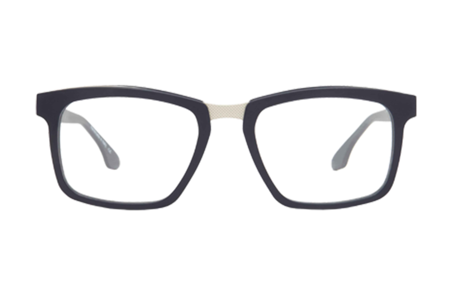 Lunettes de vue Burton - , Claire Goldsmith, Rectangle , de couleur Bleu Gris.