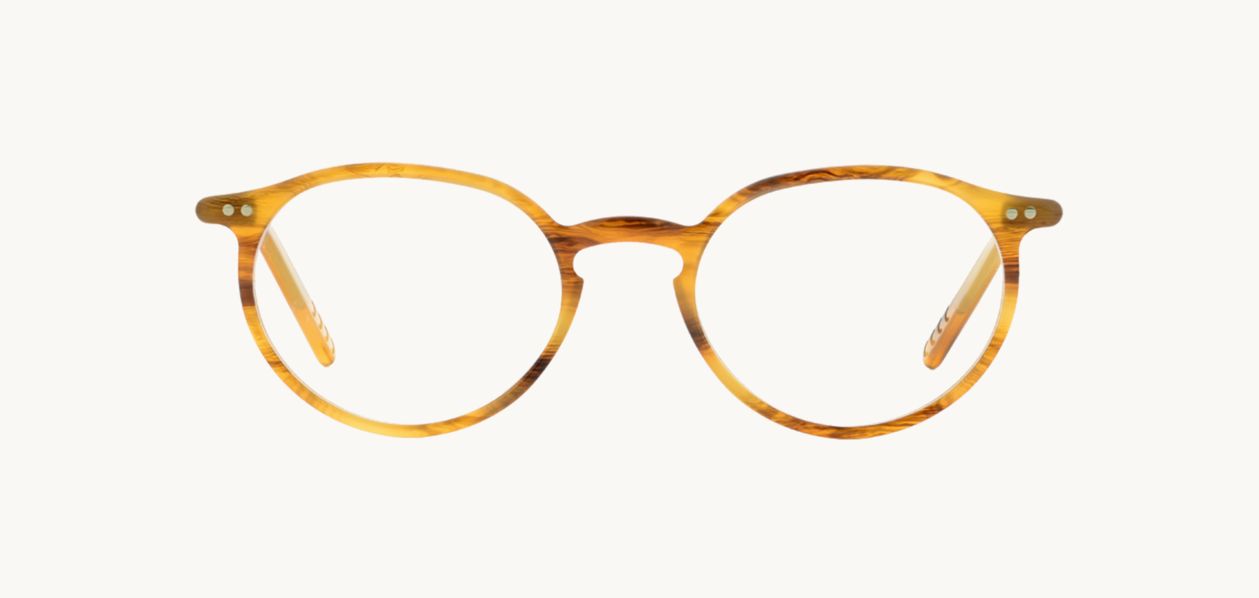 Lunettes de vue 226 - , Lunor, Ovale , de couleur Ecaille claire Jaune.