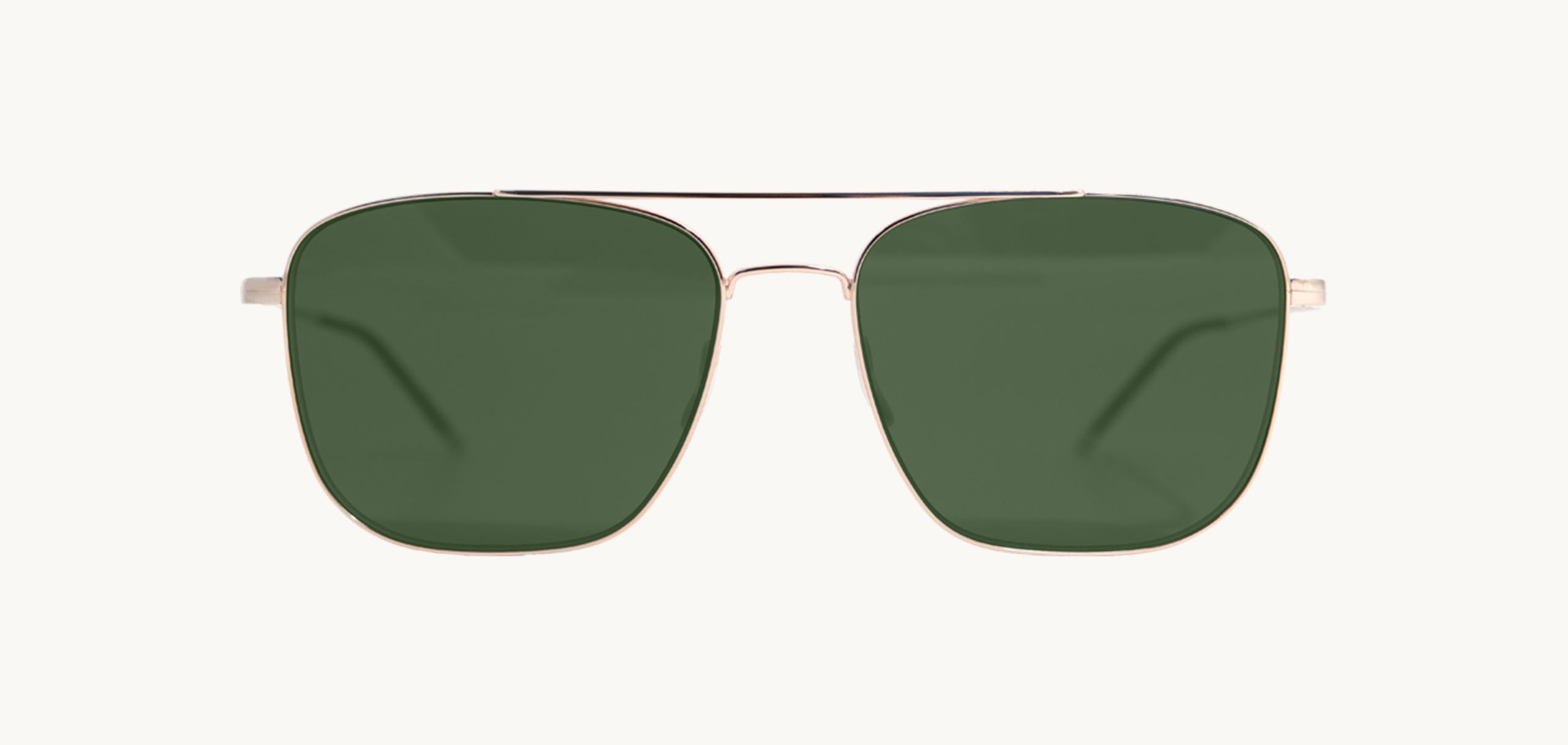 Lunettes de soleil Dickens - , Götti, Carrée Rectangle, de couleur Vert Dorée.