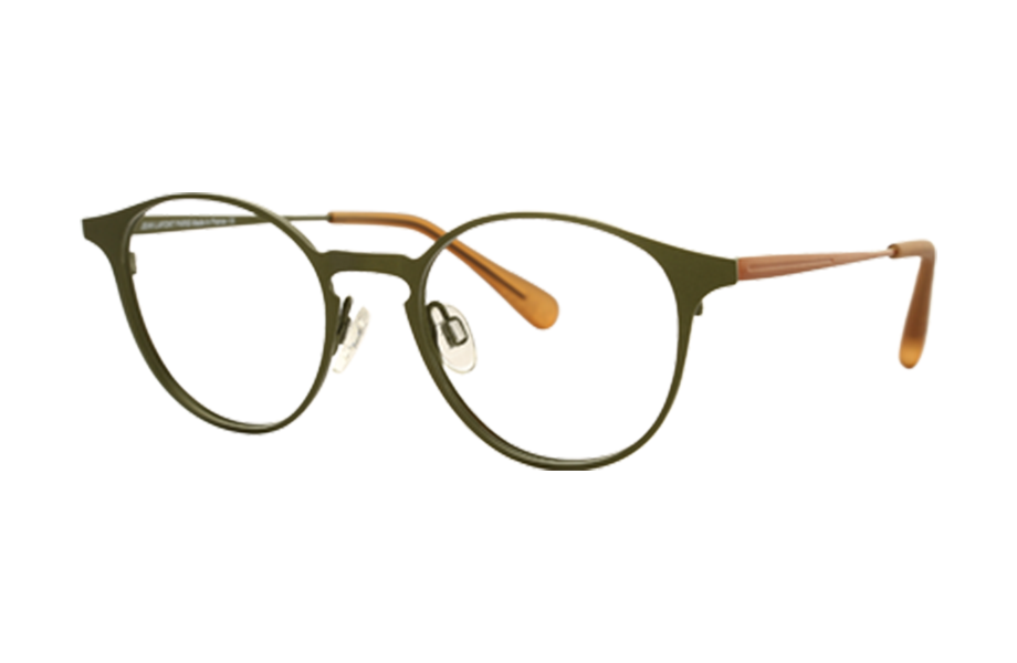 Lunettes de vue Basket - , Lafont, Ronde Pantos, de couleur Vert Orange.