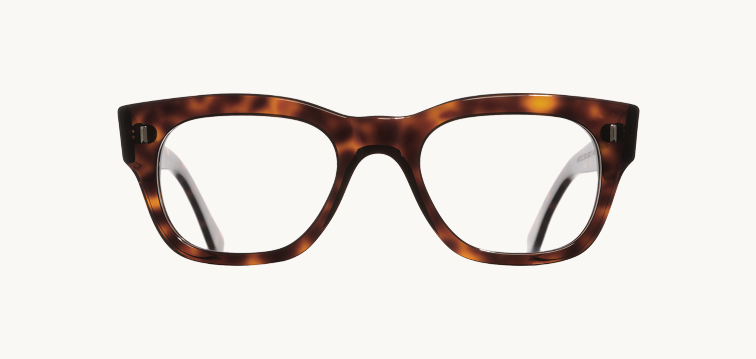 Lunettes de vue 0772 - , Cutler&Gross, Carrée Papillon, de couleur Ecaille foncée Marron.