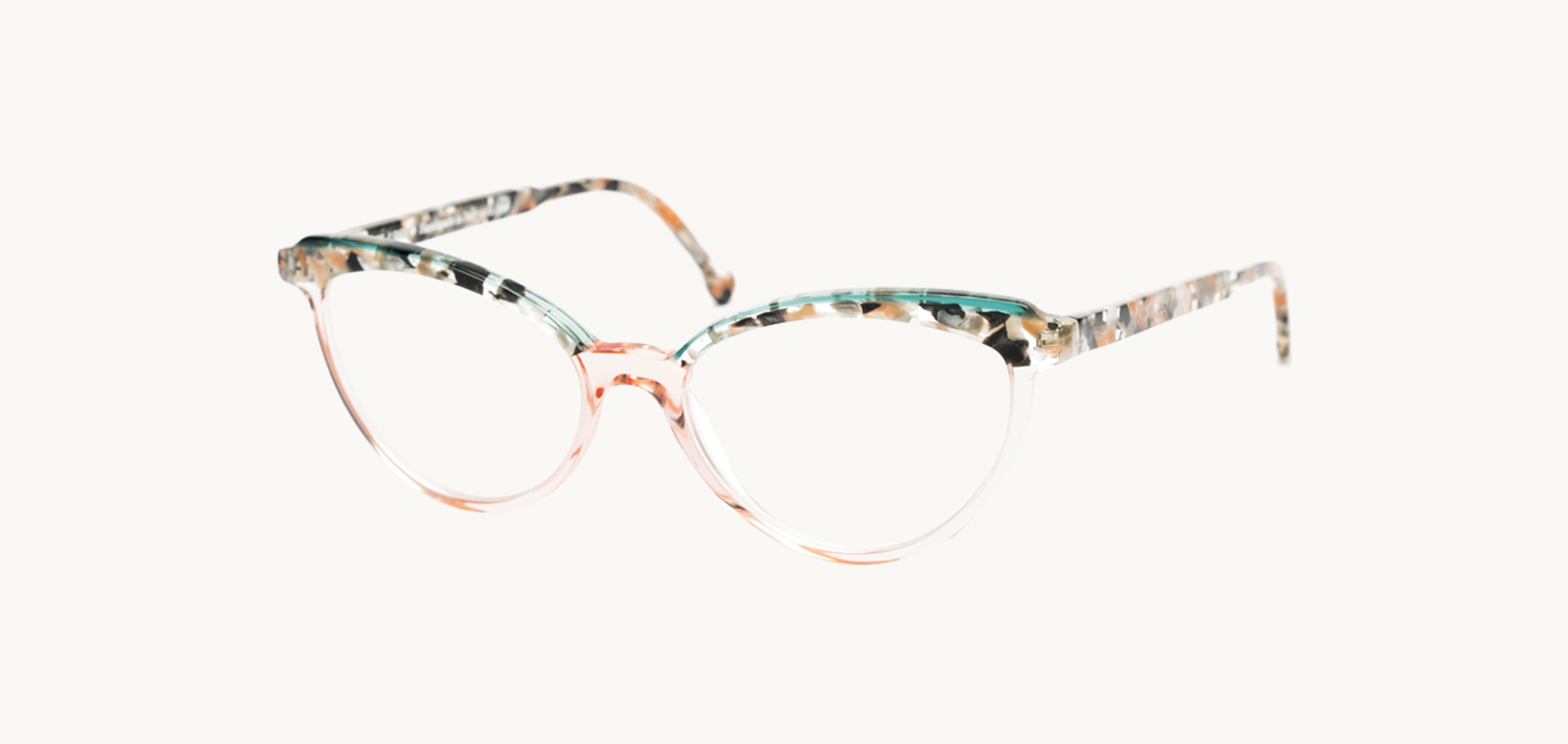 Lunettes de vue Anemone - , RES/REI, Papillon , de couleur Rose Transparent.