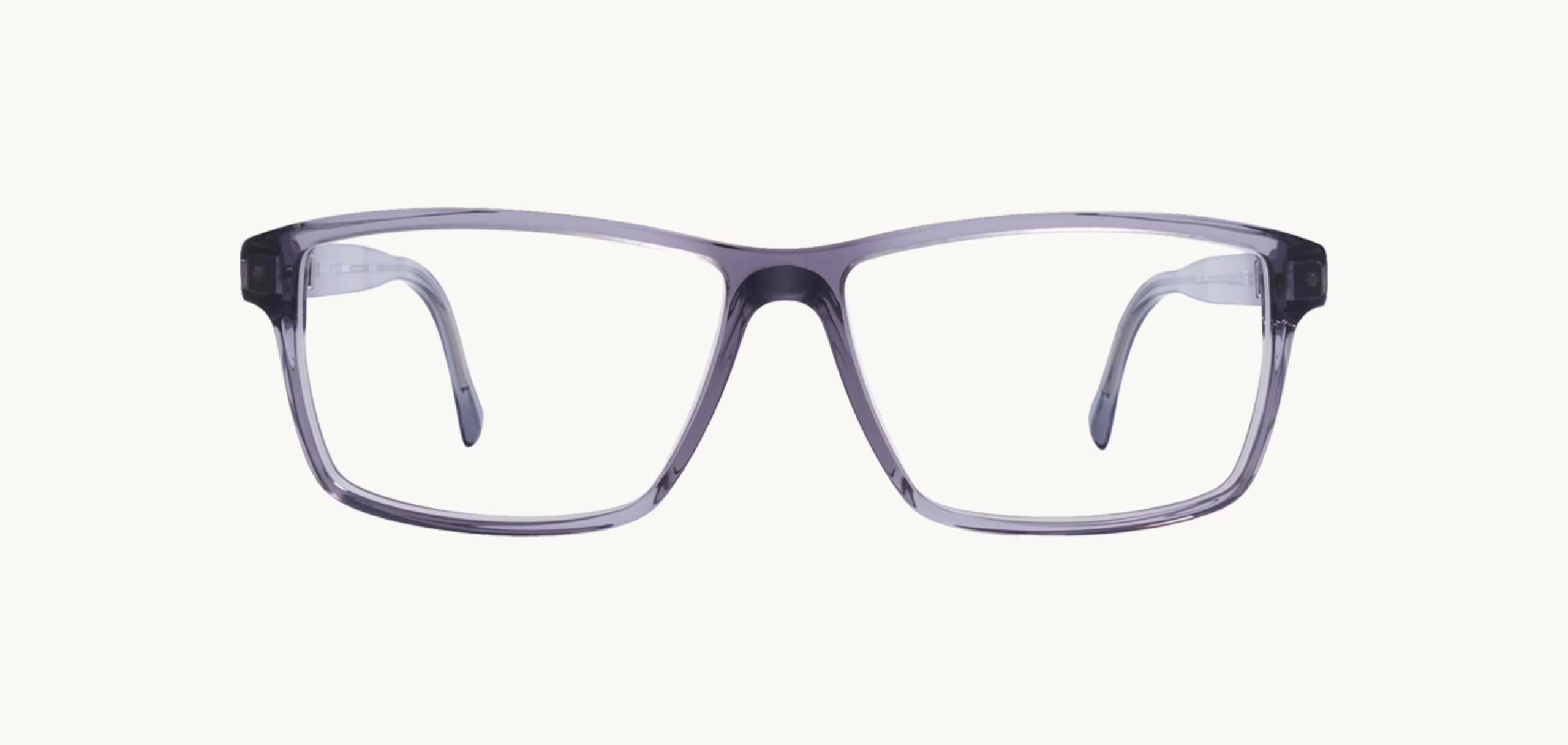 Lunettes de vue Bernd - , Mykita, Rectangle , de couleur Gris Transparent.