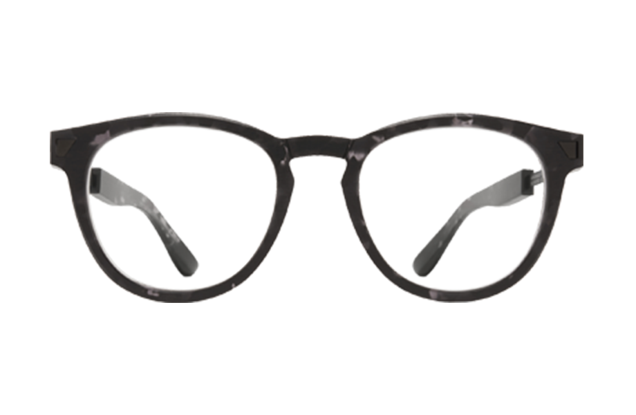 Lunettes de vue MMRAW011 - , Mykita, Pantos , de couleur Ecaille foncée Noir.