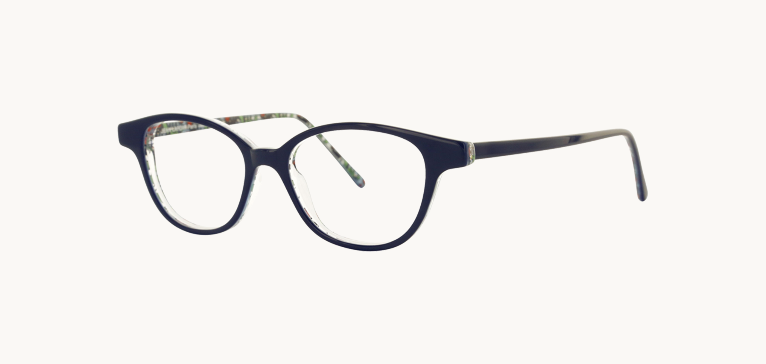 Lunettes de vue Dolly - , Lafont, Papillon , de couleur Bleu Transparent.