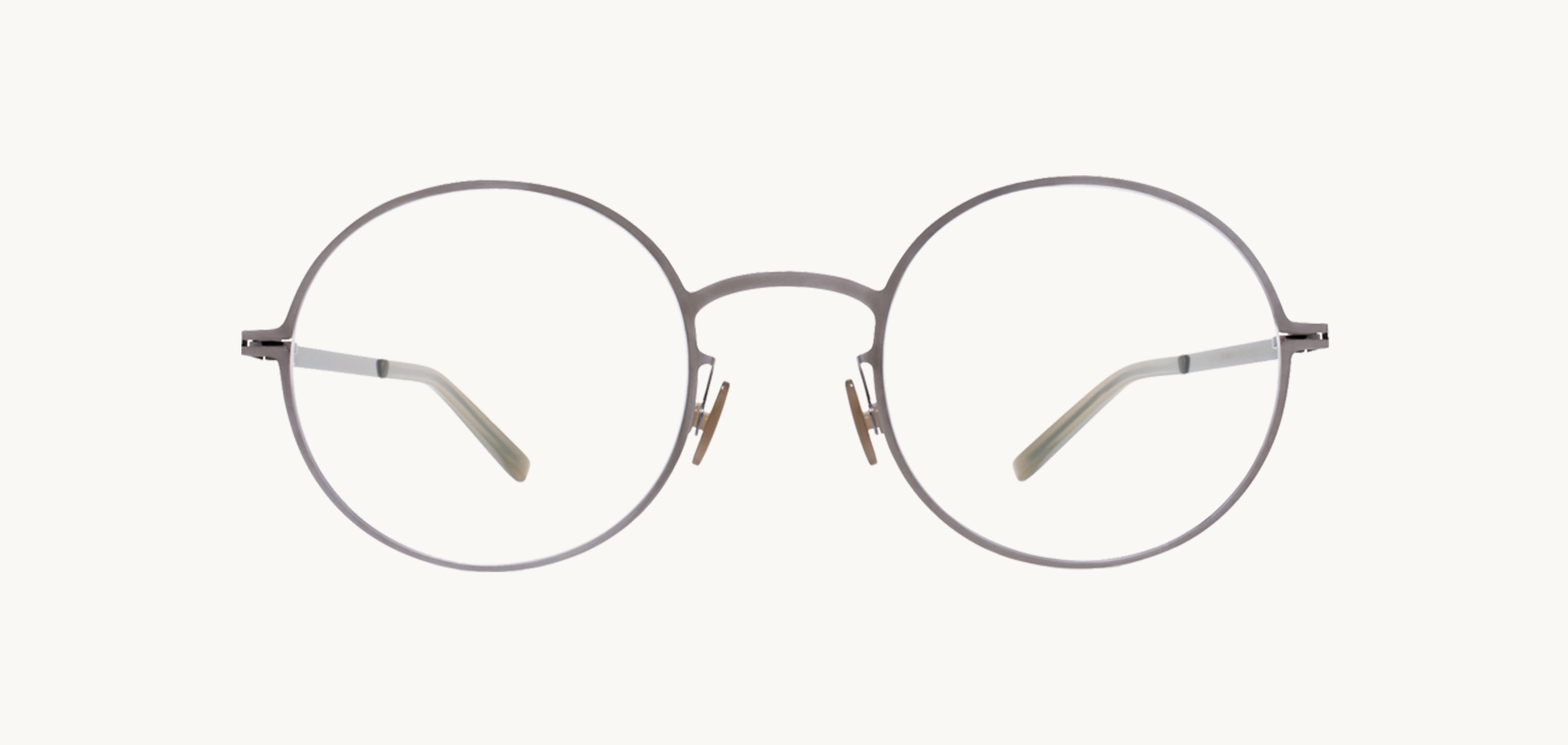 Lunettes de vue Quenby - , Mykita, Ronde , de couleur Gris .