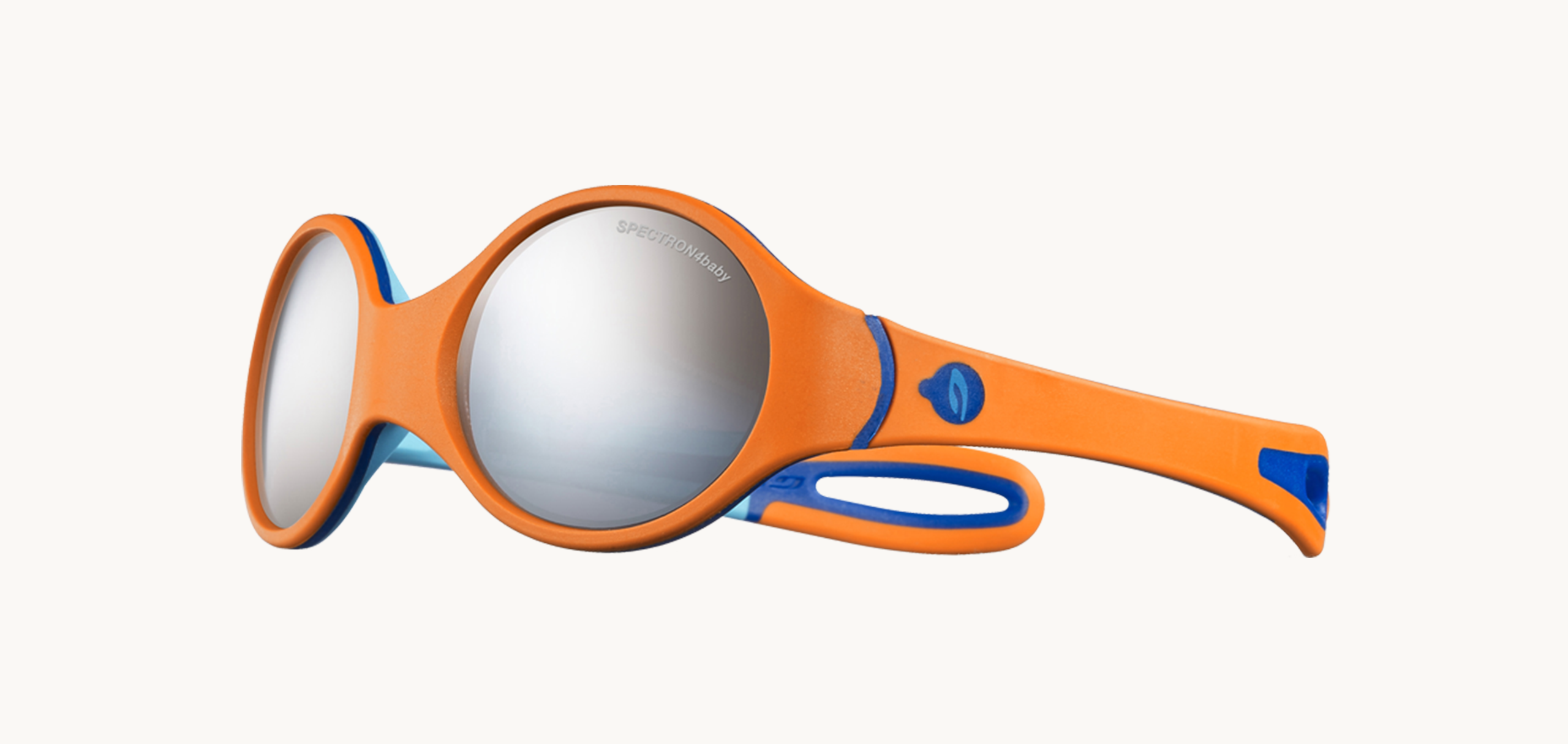 Lunettes de soleil Loop - , Julbo, Ronde , de couleur Gris Orange.