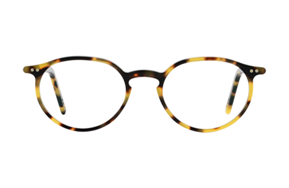 Lunettes de vue 226 - , Lunor, Ovale , de couleur Ecaille claire Jaune.