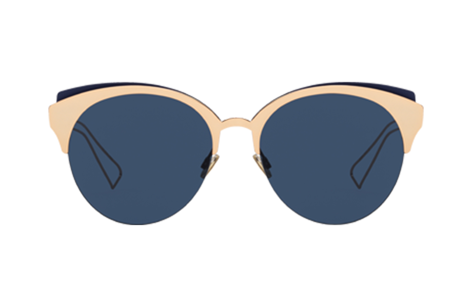 Lunettes de soleil Amaclub - , Dior, Papillon , de couleur Crème Noir.