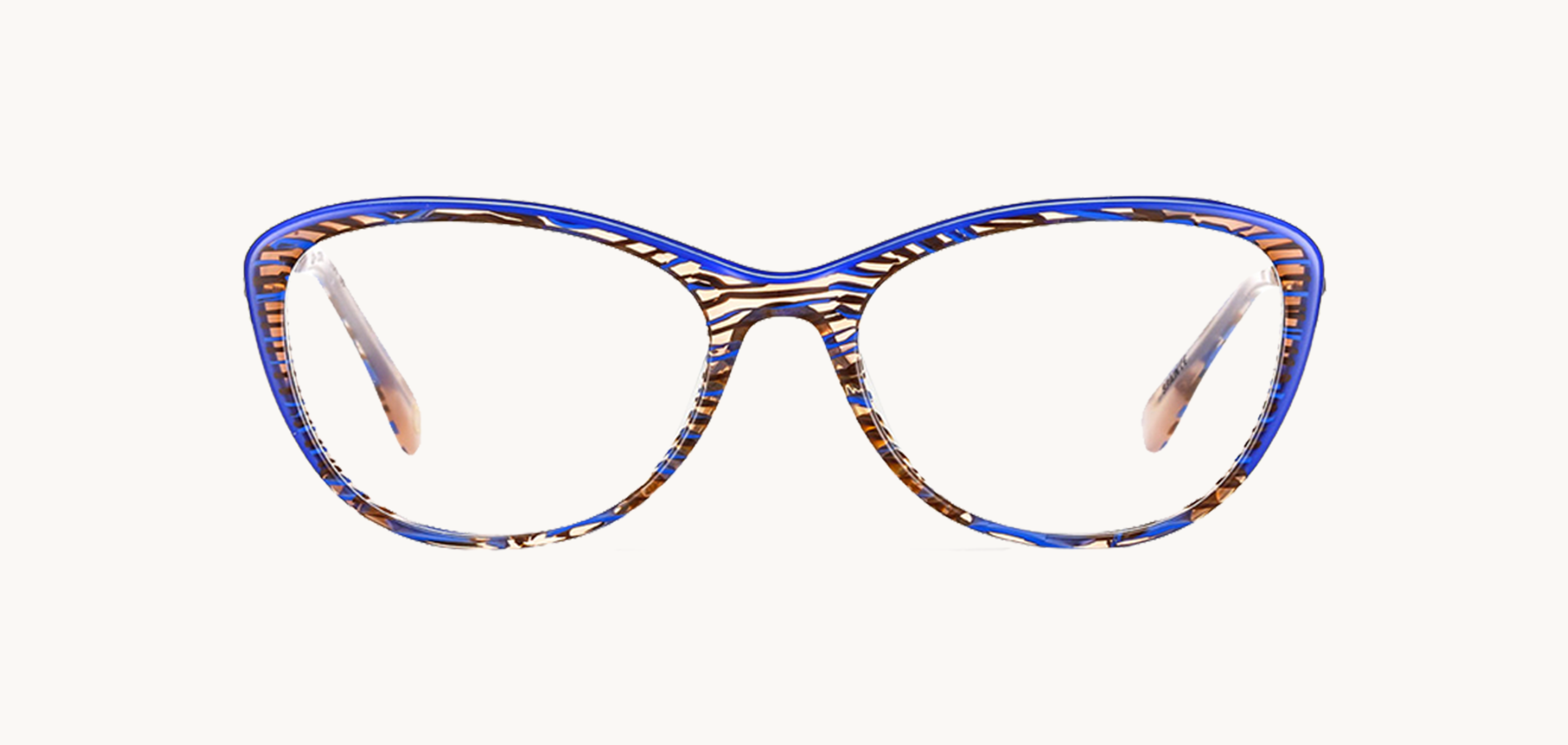 Lunettes de vue AGEN - , Etnia Barcelona, Papillon Ovale, de couleur Bleu Transparent.